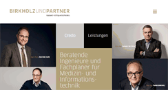 Desktop Screenshot of birkholzundpartner.de